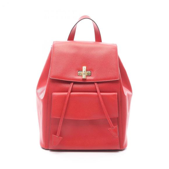 CELINE Red Leather Backpack - Picture 1 of 9
